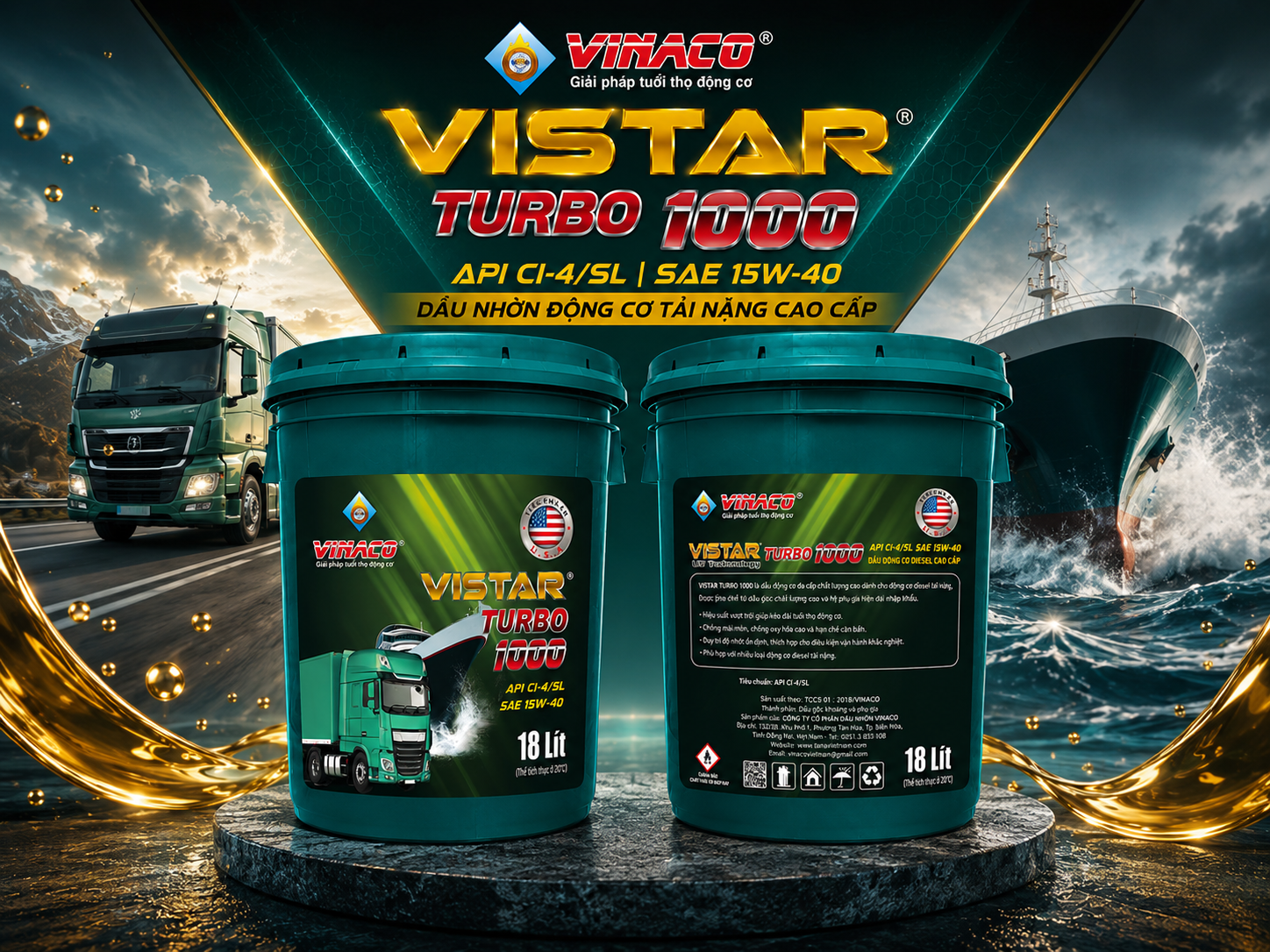 VISTAR TURBO 1000 – 18L