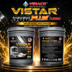 Vistar 300 Plus – 18L (Dầu nhờn động cơ xăng và diesel cao cấp)