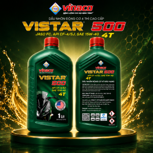 Vistar 500 – 1L (Dầu nhờn động cơ xe máy hảo hạng)