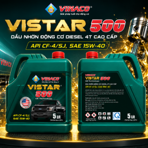 Vistar 500 – 5L (Dầu nhờn động cơ ô tô hảo hạng)
